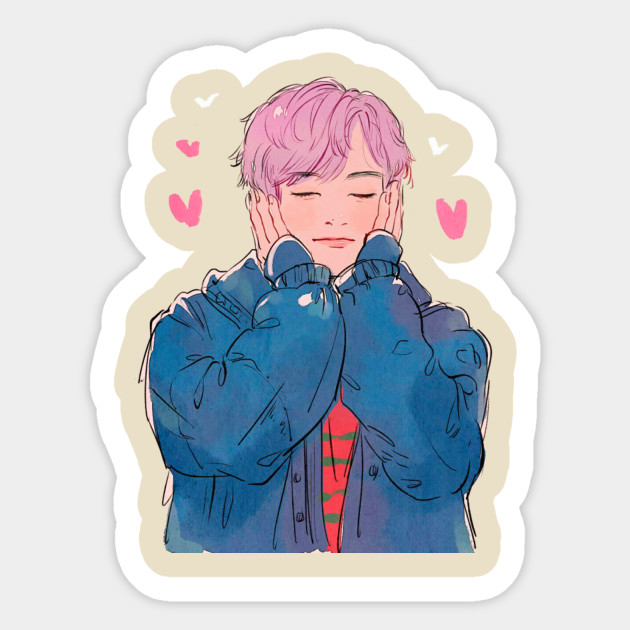  cute  Taehyung Bts  Sticker TeePublic